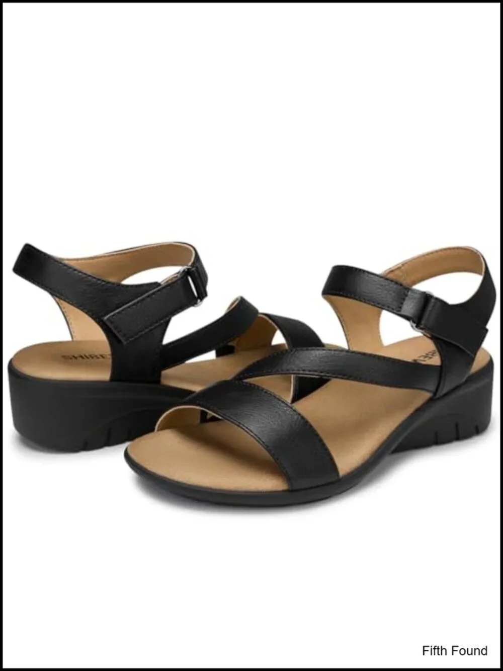 Dressy Wedge Sandals with Arch Support, Platform Strappy Comfortable Walking